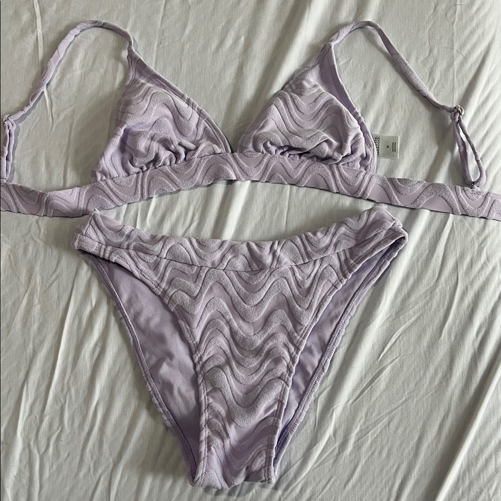 Lavender Lilac Bikini Set